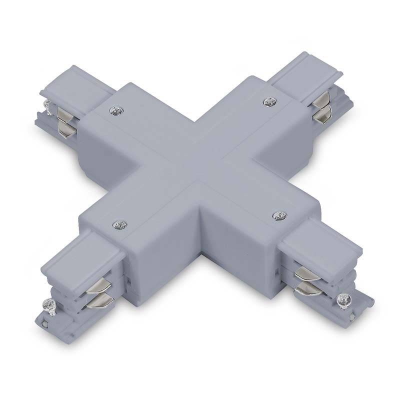 CONECTOR X GRIS PARA CARRIL TRACK